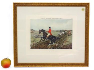 HENRY ALKEN FORES'S HUNTING SKETCHES ENGRAVING