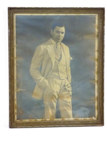 AMERICAN BOXING LEGEND JACK DEMPSEY SIGNED PHOTO