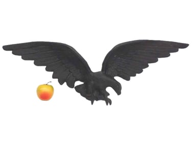 AMERICAN WINGED EAGLE CAST IRON SCULPTURE