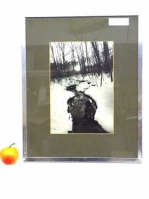 WINTER WOODLANDS SUNSET PHOTOGRAPH