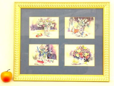 JASON DU - FLORAL STILL LIFE SIGNED PRINTS