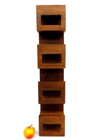 MIDCENTURY MODERN TEAK WALL SCULPTURE