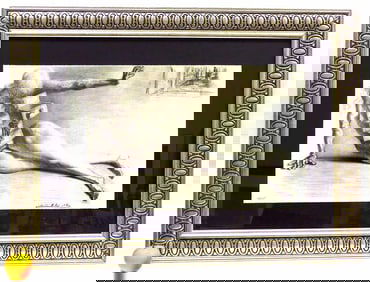 SALVADOR DALI - RECLINING NUDE LITHOGRAPH