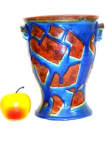 AKIHIRA NIKAIDO MODERN ART STUDIO POTTERY VASE