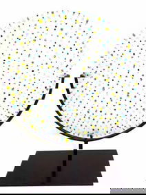 MIDCENTURY MODERN MILLEFIORE ART GLASS SCULPTURE