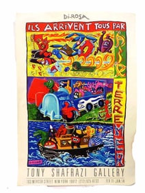 DIROSA -SURREALIST NEW YORK EXHIBITION POSTER