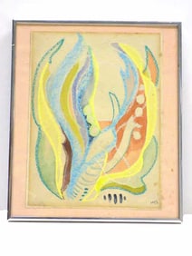 MARY JANE BANWELL - MIDCENTURY WATERCOLOR