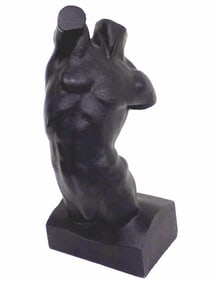 TMS MALE TORSO ART SCULPTURE