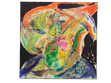 JOHN BEARDMAN ABSTRACT EXPRESSIONIST KING PAINTING