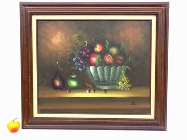 DELECTABLE FRUIT STILL LIFE PAINTING