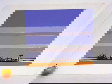 JUAN MANUEL JM SANCHEZ - MODERNIST SILKSCREEN