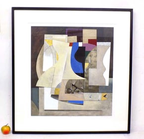 EMERSON DIALOGO EN LA MESA II ABSTRACT MIXED MEDIA