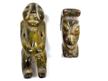 ANCIENT GOD FORM JADE CARVINGS