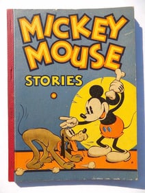RARE WALT DISNEY MICKEY MOUSE STORIES BOOK 1ST ED