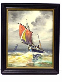 MB - OCEAN SAILING PAINTING