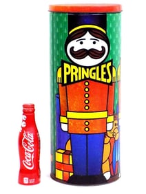 VINTAGE PRINGLES TOY SOLDIER ADVERTISING TIN