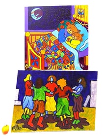 PILIERO - VIBRANT OUTSIDER ART PAINTINGS