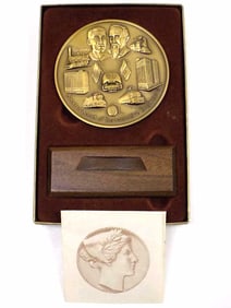 BROTHERHOOD OF LOCOMOTIVE ENGINEERS BRONZE