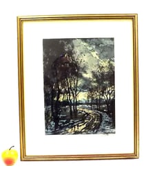 L. MARIAH - WOODLANDS PASSAGE SIGNED ETCHING