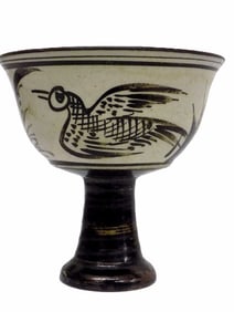 CHINESE SONG DYNASTY CIZHOU WARE BIRD CUP