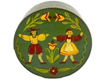 19TH CENTURY PENNSYLVANIA FOLK ART PANTRY BOX