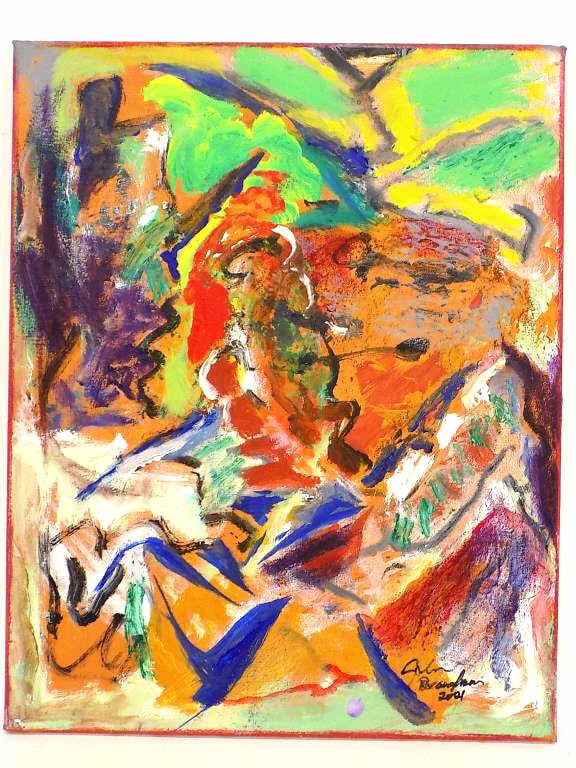 JOHN BEARDMAN - ROTATIONAL ABSTRACT PAINTING (1 of 2)