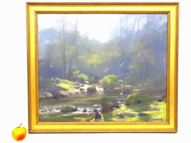 JOHN PHILLIP OSBORNE - DAWN LANDSCAPE PAINTING