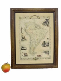 TALLIS AND COMPANY SOUTH AMERICA MAP