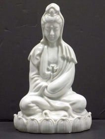 CHINESE GUAN YIN BLANC DE CHINE BUDDHA