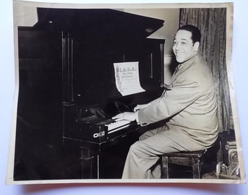 CECIL LAYNE JAZZ LEGEND DUKE ELLINGTON PHOTOGRAPH