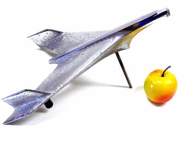 STREAMLINE CHROME AUTOMOBILE HOOD ORNAMENT