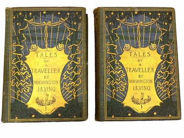 WASHINGTON IRVING TALES OF A TRAVELLER BOOK SET