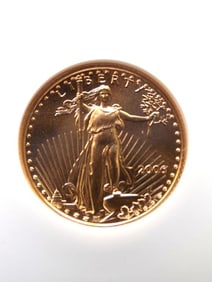 FIRST STRIKE 2006 $5 GOLD EAGLE COIN NGC MS70