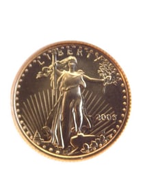 FIRST STRIKE 2006 $5 GOLD EAGLE COIN NGC MS70