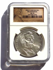 US MINT 2009P LINCOLN BICENTENNIAL SILVER DOLLAR