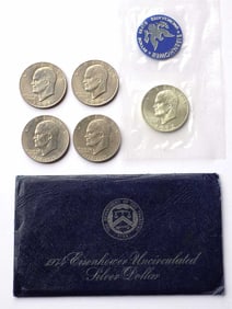 US MINT EISENHOWER SILVER DOLLARS LOT