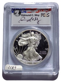 2015 W MINT DIRECTORS 1ST STRIKE SILVER EAGLE DCAM