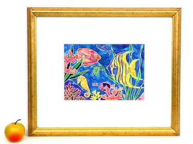 FLEUR - UNDERWATER GARDEN FISH PAINTING