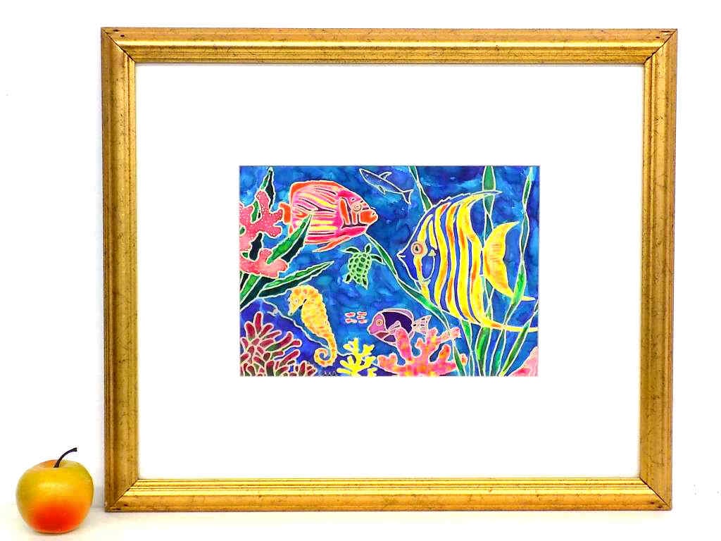 FLEUR - UNDERWATER GARDEN FISH PAINTING (1 of 3)