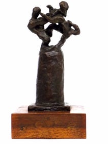 JACQUES LIPCHITZ MODERNIST BRONZE SCULPTURE