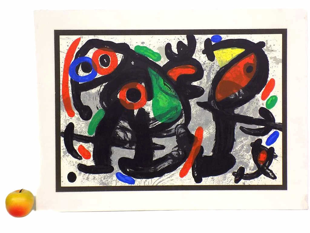 JOAN MIRO - LA RONDE DE NUIT SERIGRAPH PRINT (1 of 3)