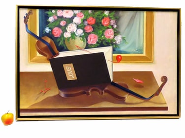 FERJO - HOMMAGE TO HOI TROMPE L'OEIL PAINTING