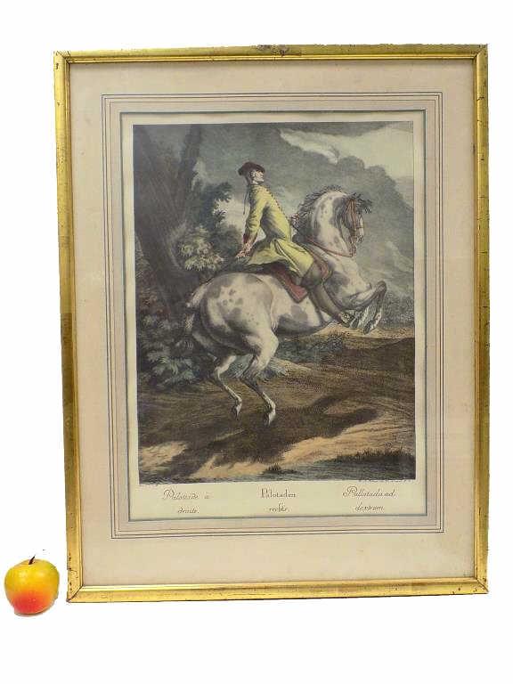 JOHANN ELIAS RIDINGER PALOTADEN COLOR PRINT (1 of 3)