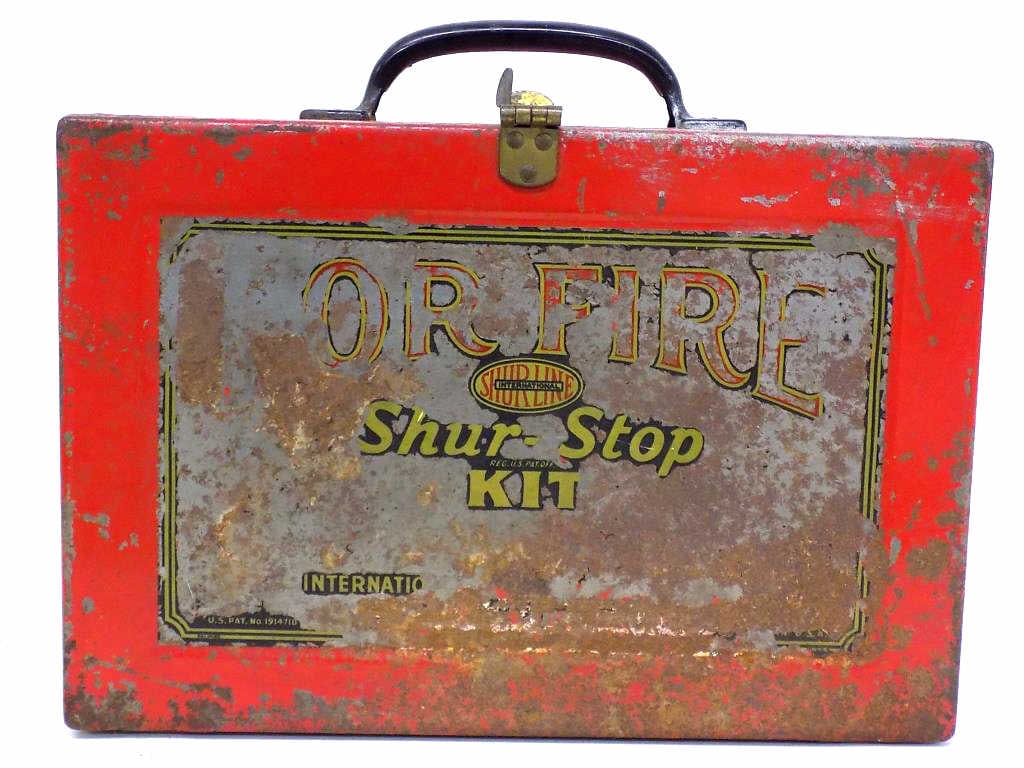 VINTAGE SHUR STOP FIRE GRENADES BOXED SET (1 of 4)