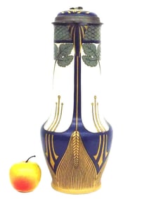 METTLACH LEAVES No 2912 FRANK RINGER BEER STEIN