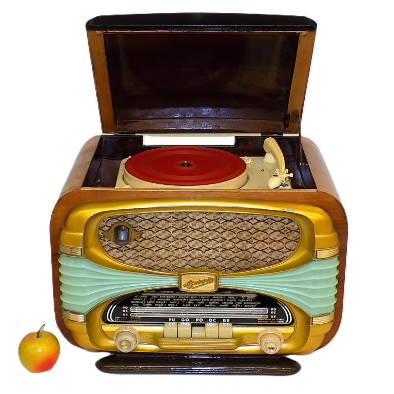 RARE ART DECO OCEANIC SURCOUF RADIO RECORD PLAYER (1 of 7)