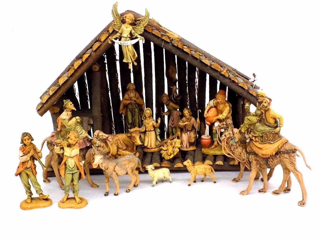 FONTANINI RELIGIOUS NATIVITY SET BIRTH OF JESUS (1 of 7)