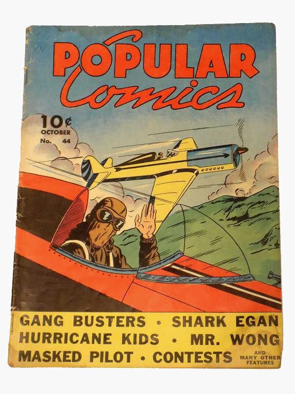GOLDEN AGE POPULAR COMICS 44 WAR PLANES COMIC BOOK (1 of 6)