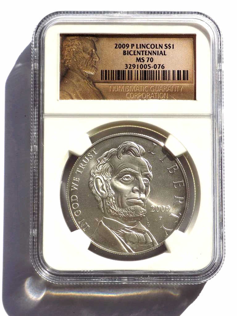 US MINT 2009P LINCOLN BICENTENNIAL SILVER DOLLAR (1 of 4)