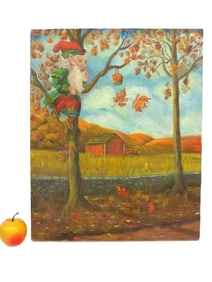 FALL COUNTRY GNOME PAINTING